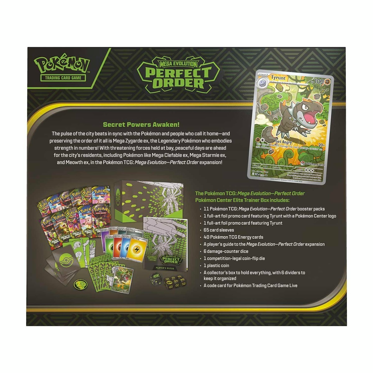 Pokémon TCG: Mega Evolution-Perfect Order Pokémon Center Elite Trainer Box - Image 5