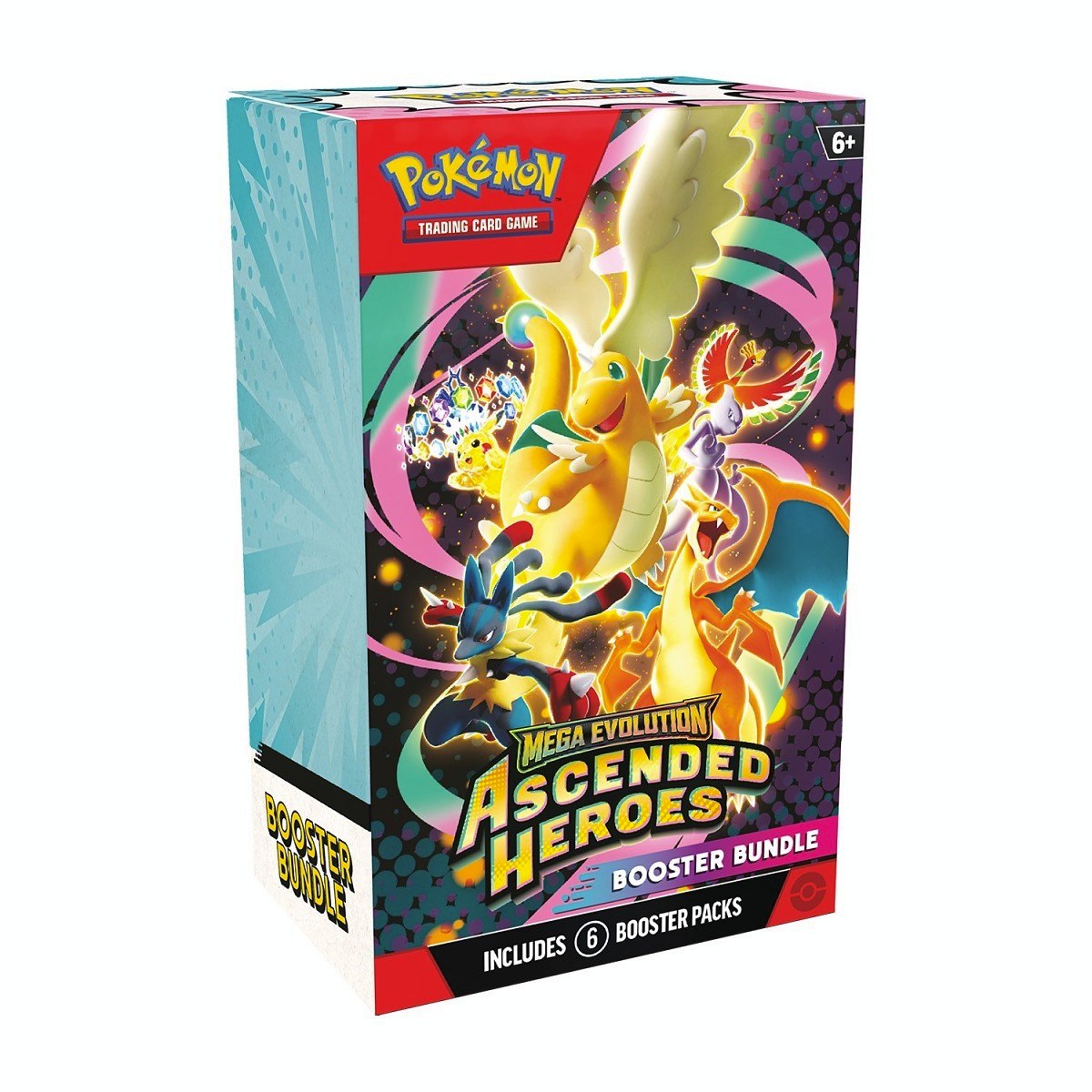 Pokémon TCG: Mega Evolution-Ascended Heroes Booster Bundle (6 Packs)