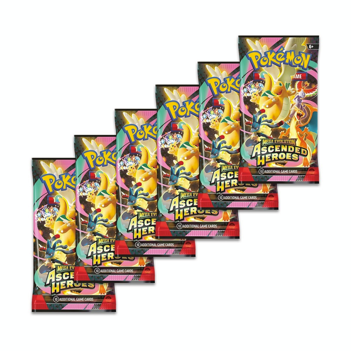 Pokémon TCG: Mega Evolution-Ascended Heroes Booster Bundle (6 Packs) - Image 2
