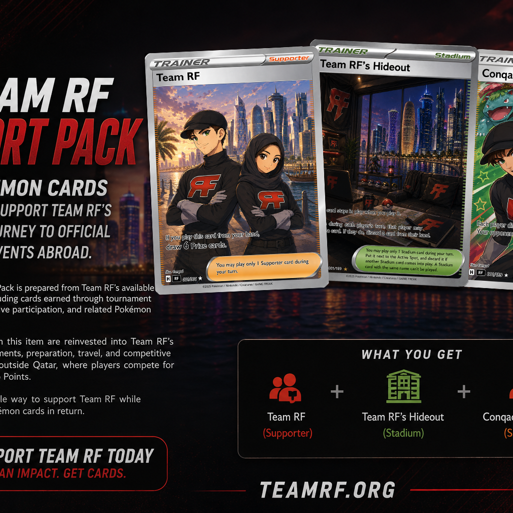Team RF Support Pack — 3 Exclusive Cards