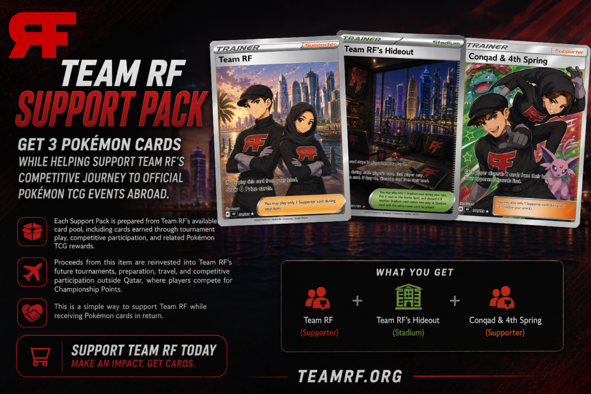 Team RF Support Pack — 3 Exclusive Cards